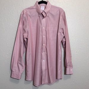 Brooks Brothers 346 Striped Button Down -16  4/5